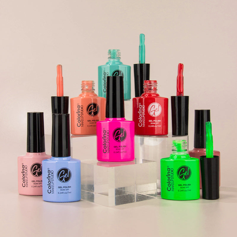 Colorina gel semipermanente set 60 colores 7 ml