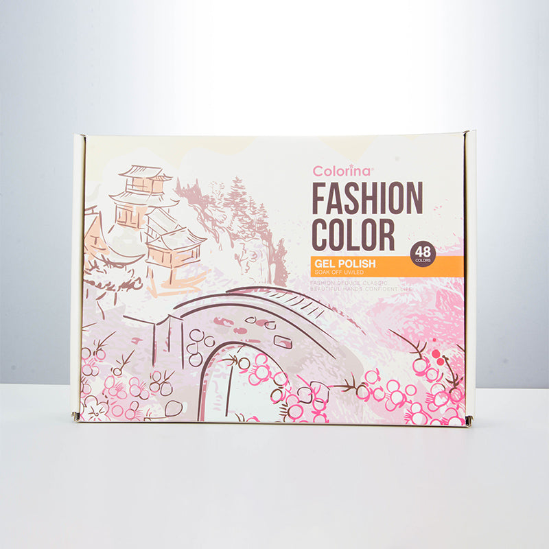 Colorina gel semipermanente set 48 colores 15 ml