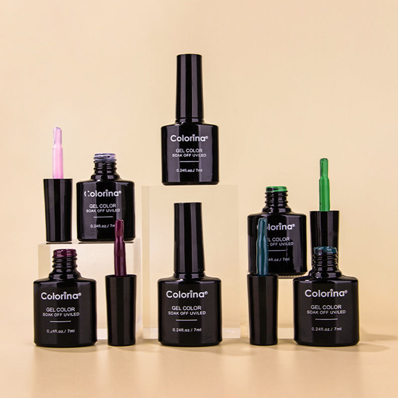 Colorina gel semipermanente set 60 colores 7 ml