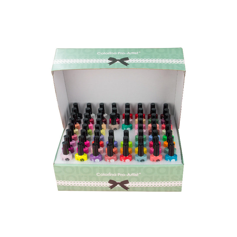 Colorina gel semipermanente set 60 colores 7 ml