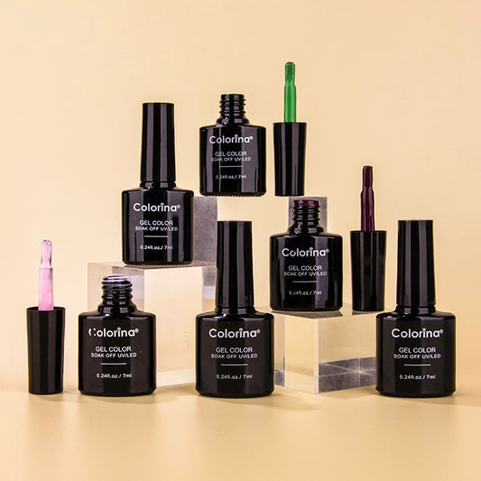Colorina gel semipermanente set 60 colores 7 ml