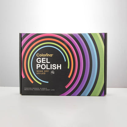 Colorina gel semipermanente set 60 colores 7 ml