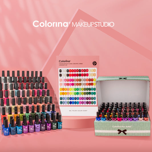 Colorina gel semipermanente set 60 colores 8 ml