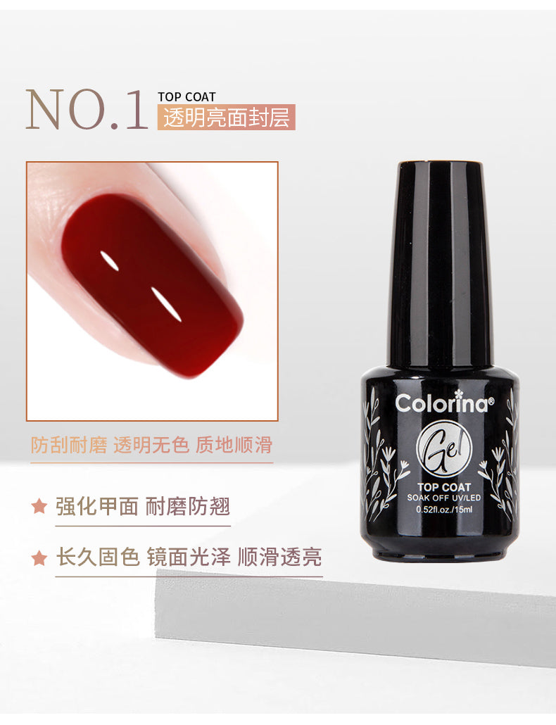 Colorina top coat 15 ml